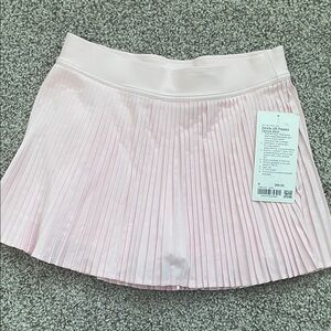 Lululemon Varsity HR Pleated Tennis Skirt light pink